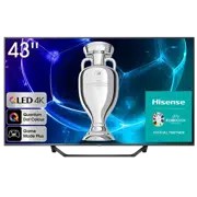43" LED SMART TV Hisense 43A7KQ, QLED, 3840x2160, VIDAA OS, Black