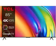 85" LED SMART TV TCL 85P745, 3840x2160 4K UHD, Google TV, Negru