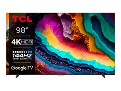 98" LED SMART Телевизор TCL 98P745, 3840x2160 4K UHD, Google TV, Чёрный