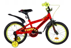Bicicletă copii Formula Fury 16 Orange/Black/Light Green